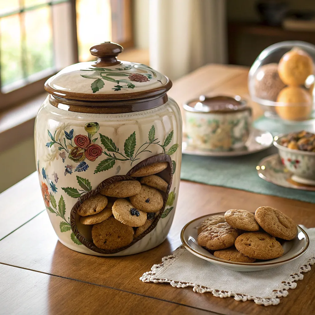 Cookie jar on a table